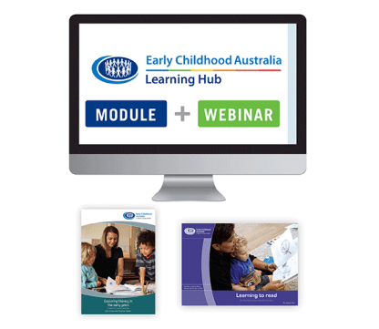 Early Childhood Australia - Professional Learning package 0 language and literacy bundle