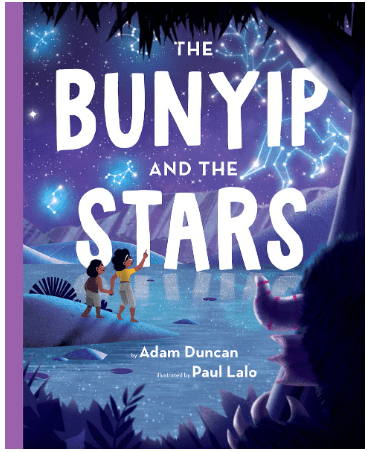 The Bunyip and the Stars by adam duncan - book cover